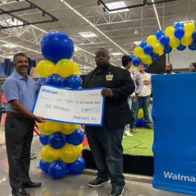 donation from Walmart